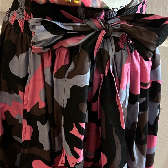 Camouflage Pink, Gray and Black Maxi Skirt! - Picture 2 of 16